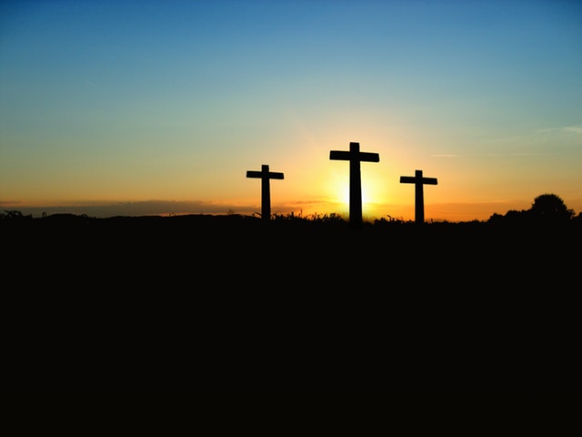 cross-sunset-sunrise-hill-70847